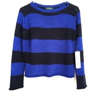 Lauren Ralph Lauren Sweater Striped Loose Knit